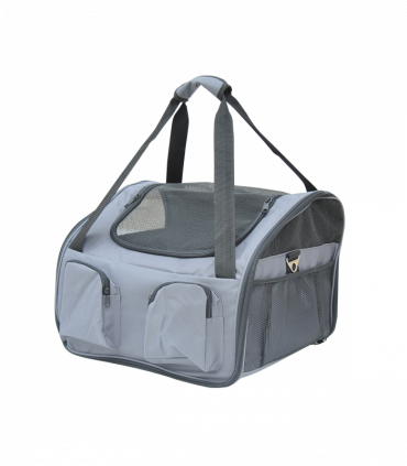 Pets Carrier Folding Bag Car Seat Cat Dog Puppy Portable Travel Cage Mesh Holder