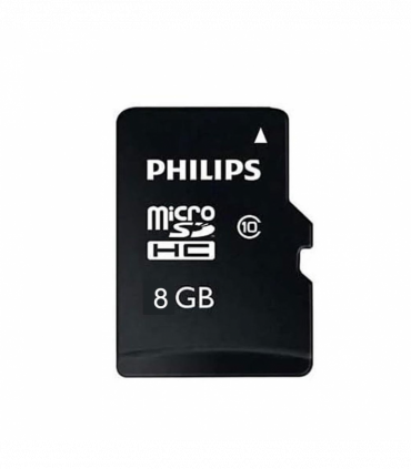 Philips Micro SDHC Class 10 Ultra Speed Memory Card with Adapter, 8 GB
