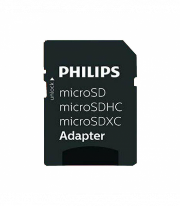 Philips Micro SDHC Class 10 Ultra Speed Memory Card with Adapter, 8 GB