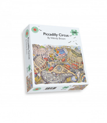 Piccadilly Circus - Wendy Brown 1000 Piece Jigsaw Puzzle