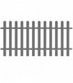 Picket Fence WPC 200x100 cm