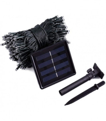 Planet Solar 200 Warm White Outdoor String Solar Powered Fairy Lights 20m