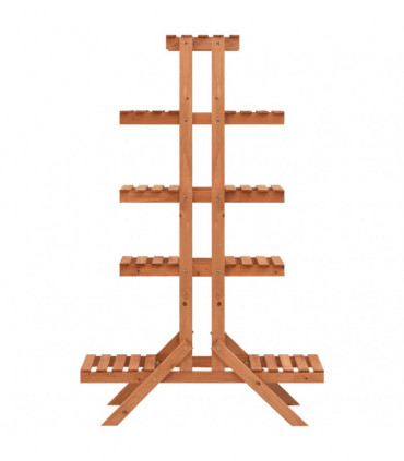 Plant Stand 83x25x132 cm Solid Firwood