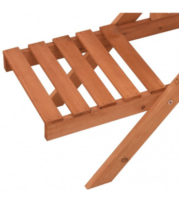 Plant Stand 83x25x132 cm Solid Firwood