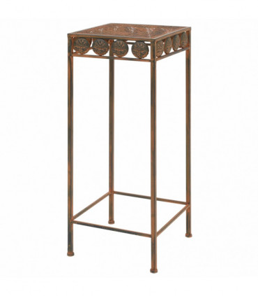 Plant Stand Set 3 Pieces Vintage Style Metal Rusty