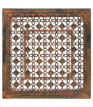 Plant Stand Set 3 Pieces Vintage Style Metal Rusty