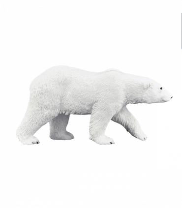 Polar Bear Toy Figure  Realistic Arctic Animal Model