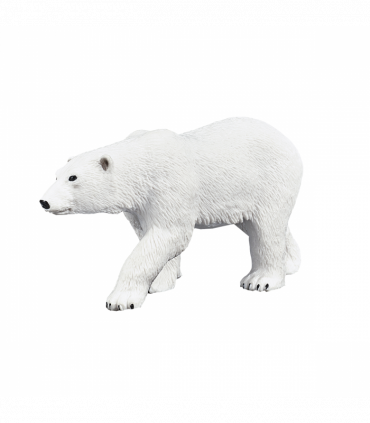 Polar Bear Toy Figure  Realistic Arctic Animal Model