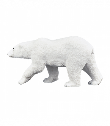Polar Bear Toy Figure  Realistic Arctic Animal Model