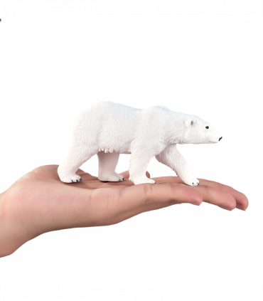 Polar Bear Toy Figure  Realistic Arctic Animal Model