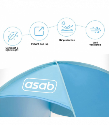 ASAB Pop Up Beach Tent - BLUE