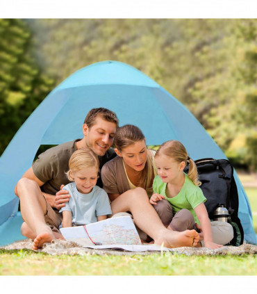 Pop Up Beach Tent - BLUE