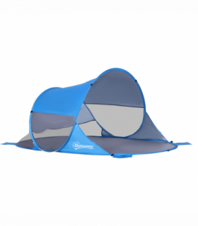 Portable Automatic Pop Up Beach Tent Outdoor Camp Shelter Blue Outsunny
