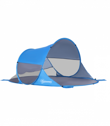 Portable Automatic Pop Up Beach Tent Outdoor Camp Shelter Blue Outsunny
