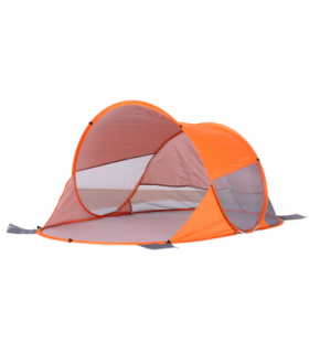 Portable Automatic Pop Up Beach Tent Outdoor Camp Shelter Orange Outsunny
