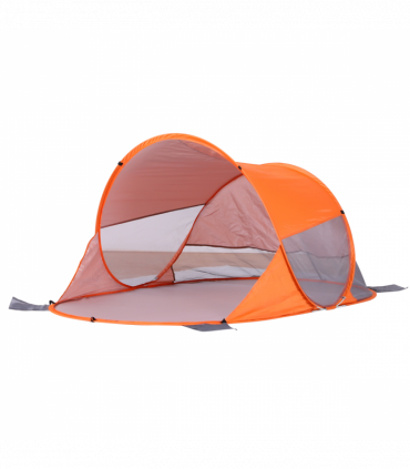 Portable Automatic Pop Up Beach Tent Outdoor Camp Shelter Orange Outsunny