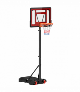 Portable Basketball Stand 160-210cm Adjustable Height Sturdy Rim Hoop Base Net