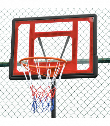 Portable Basketball Stand 160-210cm Adjustable Height Sturdy Rim Hoop Base Net