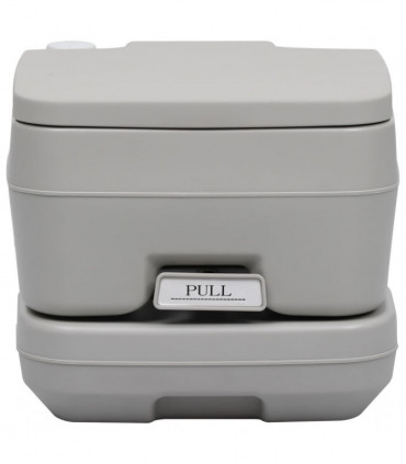 Portable Camping Toilet Grey 10+10 L