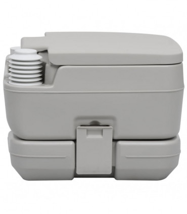 Portable Camping Toilet Grey 10+10 L