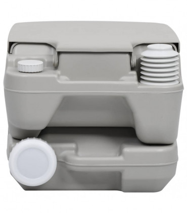 Portable Camping Toilet Grey 10+10 L