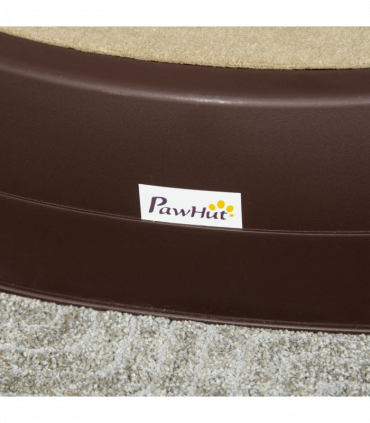 Portable Dog Steps Non-slip Pet Stairs 3-Step Design for High Beds Sofas, Brown