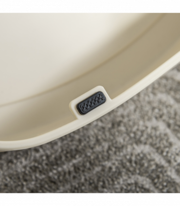 Portable Dog Steps Non-slip Pet Stairs 3-Step Design for High Beds Sofas, Cream