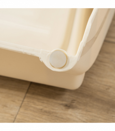 Portable Dog Steps for Bed, Sofa Non-Slip Pet Stairs for Cats, Dogs - Beige