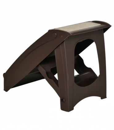 Portable Dog Steps for Bed, Sofa Non-Slip Pet Stairs for Cats, Dogs - Brown