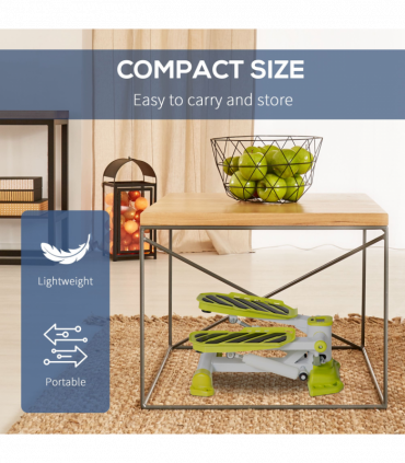 Portable Mini Stepper Step Machine for Home Gym Office Exercise Workout HOMCOM