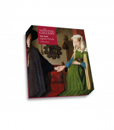 Portrait of Giovanni Arnolfini and his Wife - National Gallery 1000 Piece Jigsaw Puzzle