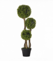 Potted Artificial Plants Boxwood Ball Topiary Trees Indoor Outdoor, 90cm