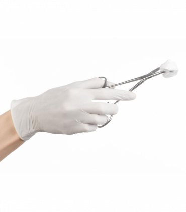 Powdered and Powder Free Disposable Latex Gloves, Pack of 100[Extra Small - Powder Free Natural]