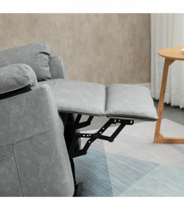 Power Lift Chair Electric Riser Recliner with Remote Control, Grey HOMCOM