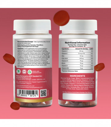 Prenatal Care Gummies | 60 Vegan Pro Gummies | Yummy Gummies