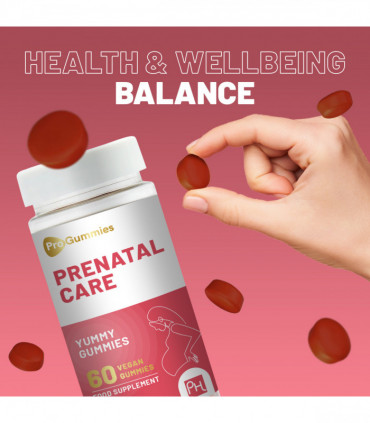 Prenatal Care Gummies | 60 Vegan Pro Gummies | Yummy Gummies