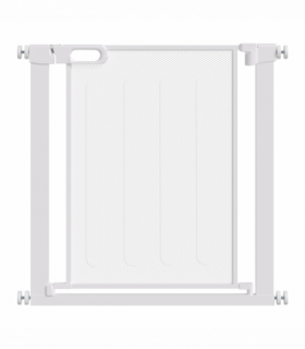 Pressure Fit Safety Gate for Stairs w/ Auto Close 75-82 cm - White Pawhut