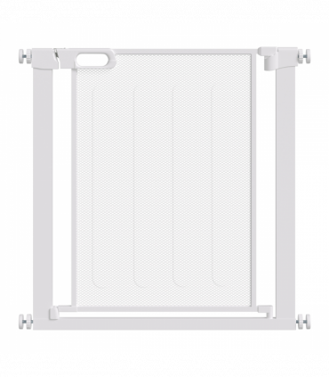 Pressure Fit Safety Gate for Stairs w/ Auto Close 75-82 cm - White Pawhut