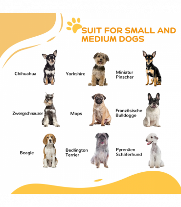 Pressure Fit Safety Gate w/ Auto Closing Door, for Small Medium Dogs, 74-100cm