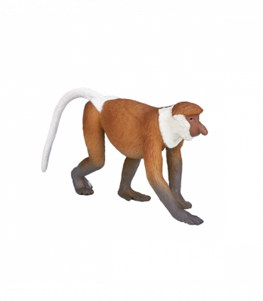 Proboscis Monkey Toy  Realistic Rainforest Wildlife Model