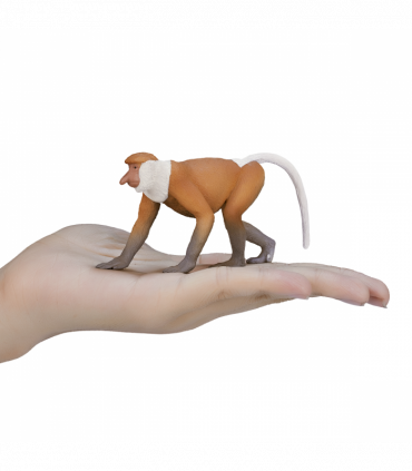 Proboscis Monkey Toy  Realistic Rainforest Wildlife Model