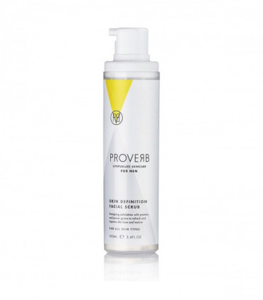 Proverb Life Fuelled Skin Care Skin Definition Facial Scrub for Men, 100ml