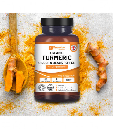 Prowise Turmeric Curcumin 1440mg with Black Pepper & Ginger