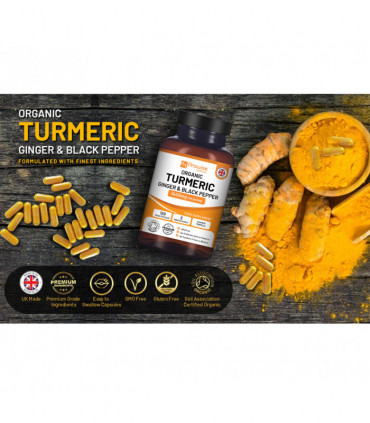 Prowise Turmeric Curcumin 1440mg with Black Pepper & Ginger