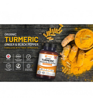 Prowise Turmeric Curcumin 1440mg with Black Pepper & Ginger