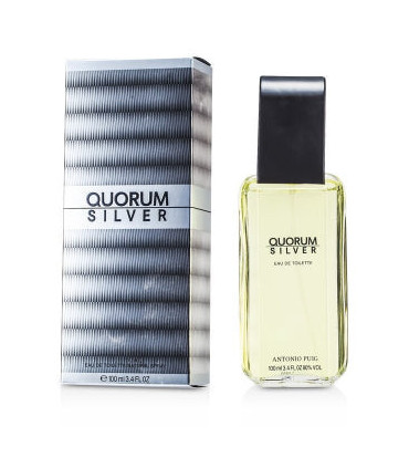 Puig Quorum Silver  Eau De Toilette Spray 100ml