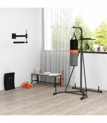 Punchbag & Speedball Boxing Station Frame Freestanding Training Home HOMCOM