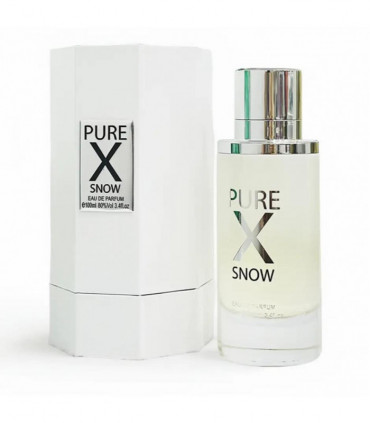 Pure X Snow Eau De Parfum Spray 100ml - Unisex Perfume with Grapefruit Notes
