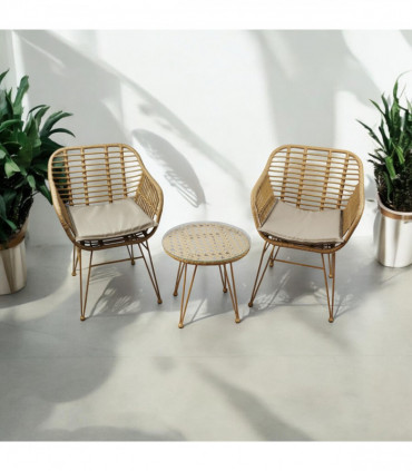 RATTAN BISTRO SET