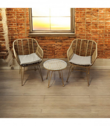 RATTAN BISTRO SET